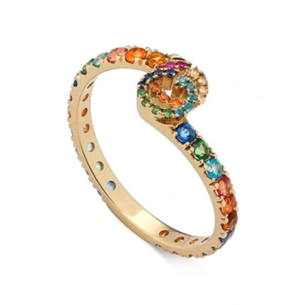 Gucci 750 gold gemstone ring - Picture 5 of 13